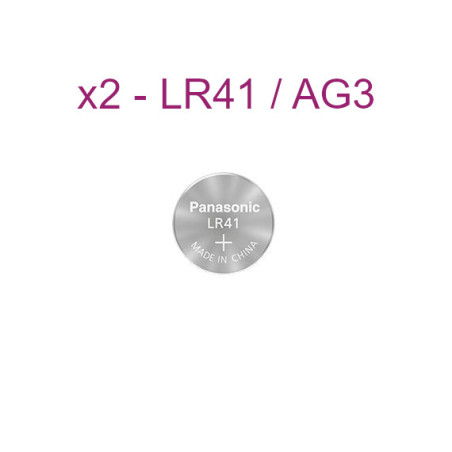 2 piles LR41 pour pointeur laser pour chat