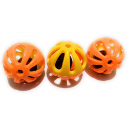 3 boules à grelots pour chat, jouets avec clochette