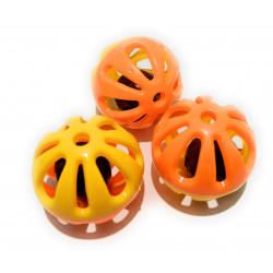 3 boules à grelots pour chat, jouets avec clochette